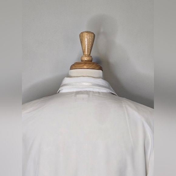 Vintage Classic Normcore Embroidered Blouse Coastal Grandma Chic XL 80s 90s - Picture 4 of 7